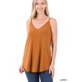 thumbnail image 1 of CHOK Women & Plus Relaxed Fit  Neck Sleeveless Round Hem Blouse Tank Top, 1 of 6