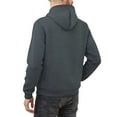 thumbnail image 4 of Men's Pullover Hoodie for Spring, Trendy Casual Long Sleeve Sweatshirt, Streetwear Fleece Top for Daily Wear, Christmas, Fall Season, Lightweight Comfort,Dark Gray,2XL, 4 of 5