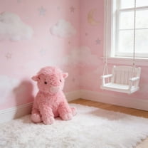 SDOHIG Highland Cow Stuffed Animals, Highland Cow Gifts for Women, Highland Cow Plush, Pink, 20", Valentine's Day Birthday Gifts for Men Women, New Year Decorations