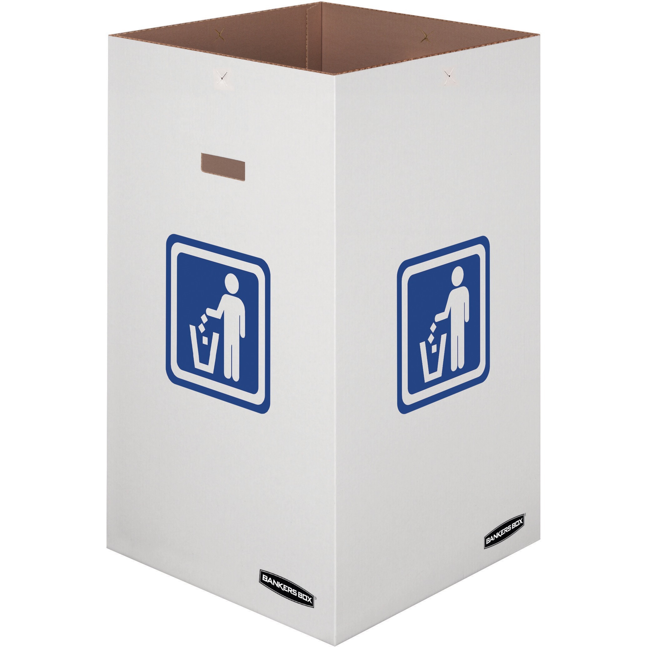 Bankers Box Waste and Recycling Bins - 42 gallon, 10/carton - Walmart ...