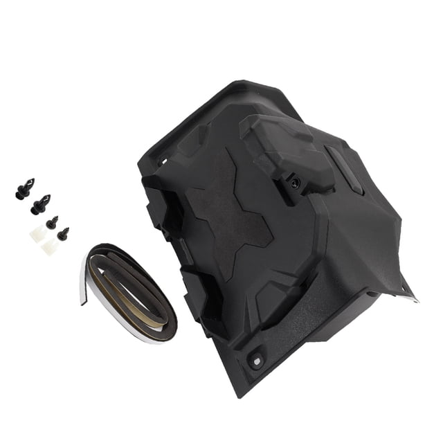 sweethay Soporte deportivo negro para dispositivos electrónicos con caja de almacenamiento para sujetar y mostrar de forma segura el teléfono Accesorios para motos