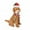 Brown Dog, variant on ievspot 1 Set Fluffy Dog Decor Light-up Christmas Golden Dog Ornamental Festive Yard Decoration for Merry Holiday Season