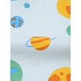 thumbnail image 5 of WIBACKER 2 Pieces Cool Summer 100% Viscose Boys Solar System Pajamas Set Toddler Kids Soft Short Sleeve Tee and Shorts PJs Set Sleepwear, 5 of 11