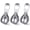 Silver, variant on 3 Pieces Coffee Scoop Tablespoon Measuring Spoons Stainless Steel Coffee Scoops Short Handle Tablespoon for Tea Sugar Kitchen Gifts(15 ml,Silver)