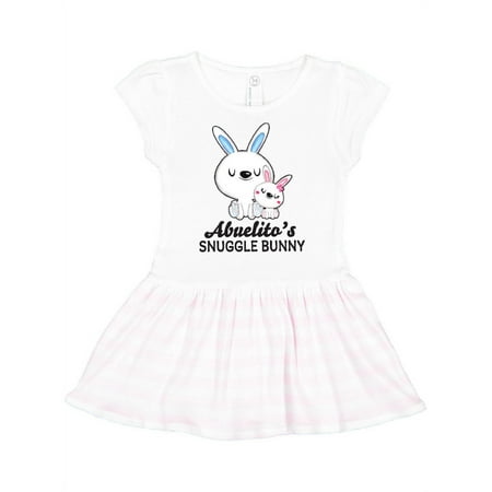 

Inktastic Abuelitos Snuggle Bunny Easter Gift Toddler Girl Dress