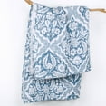 thumbnail image 5 of Levtex Home - Becker Blue - Throw - Ikat - Blue, White - Quilted Throw (50x60in.) Reversible - Cotton, 5 of 6