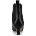thumbnail image 4 of Journee Womens Tenlee Pull On Chelsea Kitten Heel Booties, Widths Available, 4 of 9