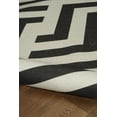 thumbnail image 2 of Linon Outdoor Washable Area Rug Collection, Ivory and Black, 7' x 9', 2 of 9