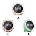 thumbnail image 2 of Altavoz compatible con Bluetooth Bearachild reloj despertador escritorio pantalla LCD blanco, 2 of 6