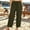 Army Green, variant on Olyvenn Women's Casual Loose Pants, Elastic Drawstring Waist, Lightweight Summer Trousers with Pockets for Outdoor Coffee L