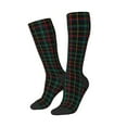 thumbnail image 2 of Balery Buffalo Plaid Dark Green Fun Novelty Socks Men'S Women'S Crew Socks Funny Crazy Novelty Socks Quirky And Cool Socks, 2 of 9