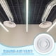 thumbnail image 4 of Difusor de aire redondo de 6", cubierta de conducto de ventilación de aire acondicionado o extracción de aire, 4 of 6