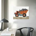 thumbnail image 4 of JRXY Framed Canvas Wall Art, Wall Decor Construction Trucks Artwork Decor, Wall Art For Kids Bedroom Children Nursery Wall Art Rainbow Decor-Inclusive Classroom - Wallart-056 pattern1, 4 of 5