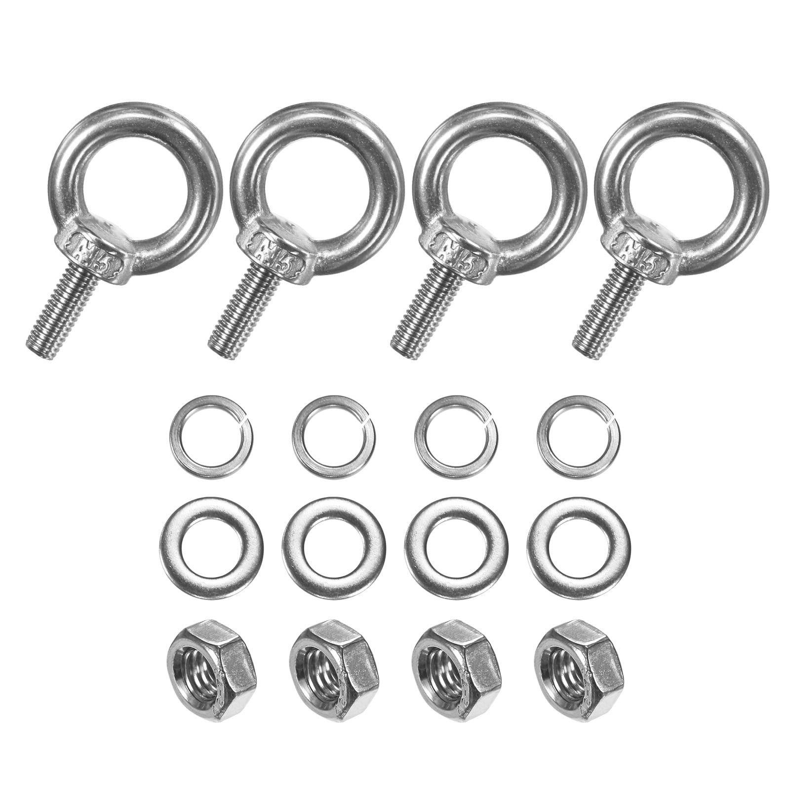 Uxcell 6-Pack 304 Stainless Steel Shoulder Bolt – 8mm Shoulder Dia X 10mm Length, M6 Thread, Hex Socket, Grade 4.8