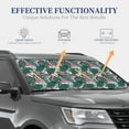 thumbnail image 4 of Daiia Tropical Leaves 2PCS Car Windshield Sun Shade, Foldable Sun Shield for Car Front Window, Auto Sun Blocker Visor Protector Universal for Truck SUV Pickup-Medium, 4 of 7