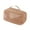 Deep apricot, variant on Mesh Cosmetic Pouch Spacious Interior Multi Pocket Organiser Travel Ready Bag