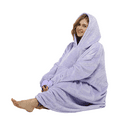 thumbnail image 7 of Catalonia Womens' Full Body Blanket Hoodie Sweatshirt, Extra Long Wearable Fleece Pullover, Gift for Adult Men Women Wife Girlfriend, Purple, 7 of 7
