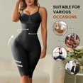 thumbnail image 5 of Athlemo Low Back Shapewear for Women Tummy Control Bodysuit Shorts Full Body Shaper Jumpsuits, 5 of 7