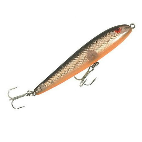 Rebel Jumpin' Minnow 1/2 oz Fishing Lure - Copper/Black/Orange