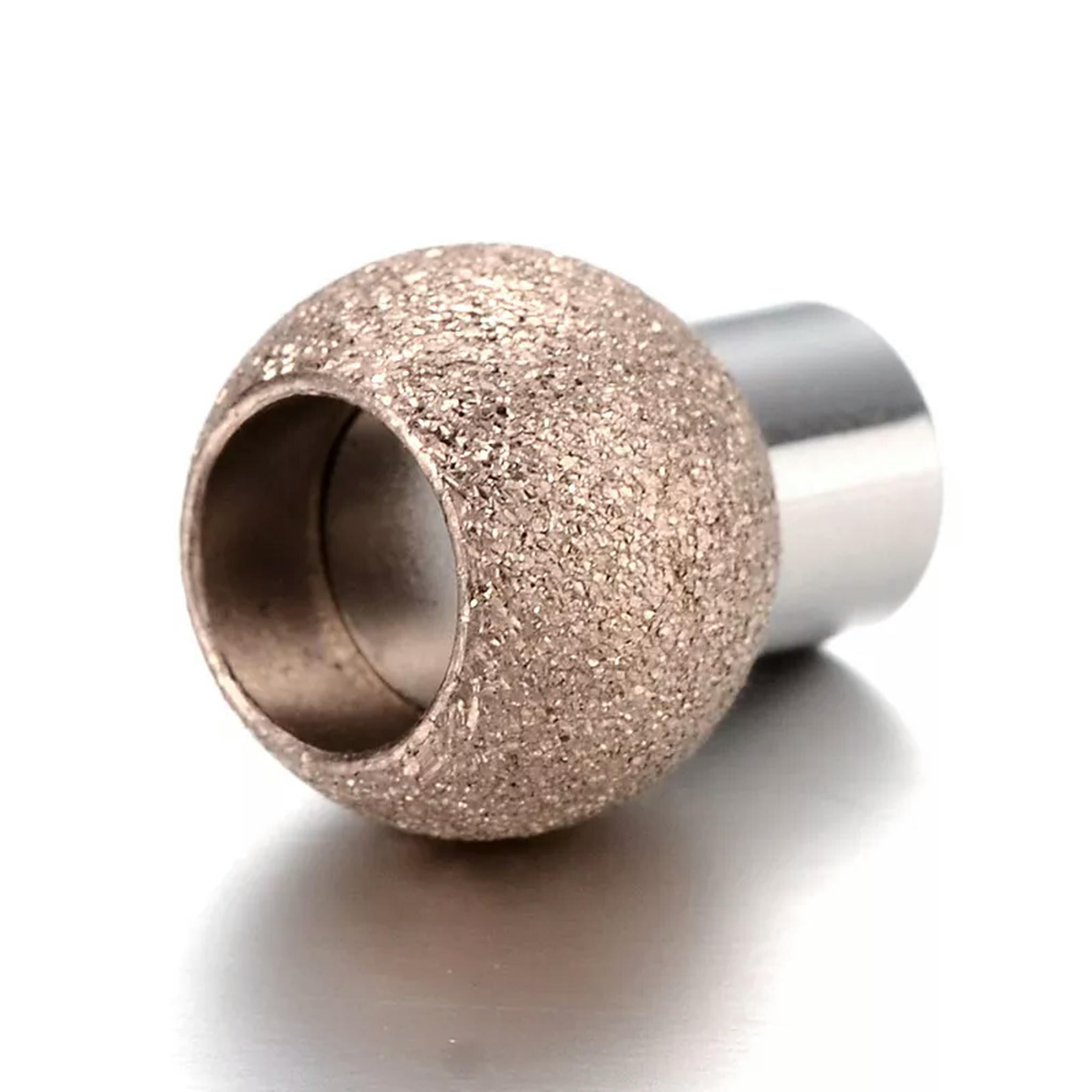 U8MO 10x 304 Stainless Steel Stardust Magnetic Clasps Column Cord Ends Closures 20mm