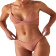 thumbnail image 3 of 2Pcs Femmes Bikini Ensembles Maillot de Bain Triangle Soutien-Gorge String Pantalon Maillots de Bain, 3 of 6