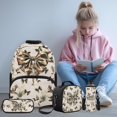 thumbnail image 2 of Pzuqiu Mallard Duck Camo Bow Backpack with Lunch Box and Water Bottle Bag Pencil Case 4 Piece Bookbag for Kids 8-12 Girls Elementary School Bag Lunchbox Water Bottle Cover Pencil Case, 2 of 7