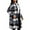 Black, variant on Bixock Fall/Winter Women Faux Wool Coats,Women Trench Coats Jackets,Women’s Outerwear Jackets Plaid Print Long Sleeve Lapel Collar Button Down Jacket with Pockets Casual Outerwear Jackets