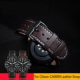 thumbnail image 4 of Correa de reloj de piel de vaca de alta calidad para pulsera Citizen CA0690 CA0695-17E CA4500 Correa de reloj de caucho y acero para hombre de 20 mm y 22 mm, 4 of 5