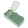 thumbnail image 6 of Unique Bargains 1 Pc Pill Case 3 Grid Design Pill Box Green, 6 of 6
