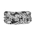 thumbnail image 2 of Yiaed Skull and palm leaves Print Sports Headbands,Moisture Wicking Workout Headband, Sweatband Headbands for Running,Cycling for Women and Men, 2 of 8