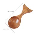 thumbnail image 5 of Raindrops Fish-Shaped Nanmu Wood Coffee Scoop Measuring Spoon for Baking Kitchen Tool and, 5 of 6