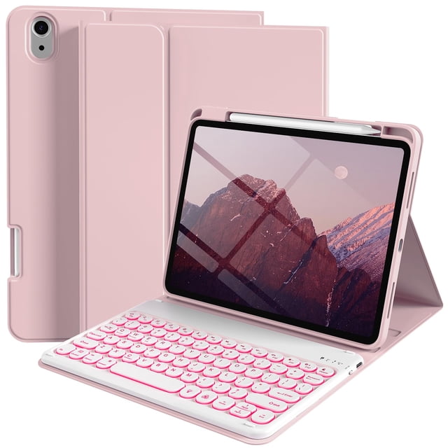 Funda para iPad con teclado kenke para iPad 11/10th Gen 11/10.9"