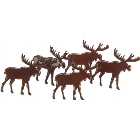 Eyelet Outlet Shape Brads 12/Pkg-Moose