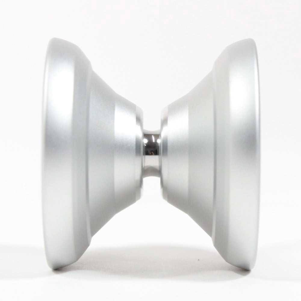 C3yoyodesign Zillion Yo-Yo - Monometal - Large Diameter and Wide Bodied YoYo (Silver Blue Splash)