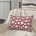 thumbnail image 5 of Pofeuu Cute Baseball Print Polyester Microfiber Plush Pillowcases, Super Soft and Cozy Pillow Case Covers with Envelop Closure（Pillow core not included）-14"x20", 5 of 6