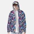 thumbnail image 2 of Balery cool Skull colorful Sudadera ligera de manga larga con capucha y protección solar UPF 50+ para hombre y mujer, ideal para pesca y running-Large, 2 of 7