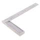 thumbnail image 3 of Ángulo de Medición de material acero Inoxidable Regla Cuadrada de ángulo de Carpintero 0-25cm Adecuado para mejoras generales para Hogar, 3 of 7