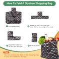 thumbnail image 2 of Bolsas de Comestibles, Reutilizables, Plegables, Paquete de 10, Bolsa de Compras, 50 Libras, Antidesgarro Extragrande, Almacenamiento Lavable una MáQuina, 2 of 8
