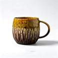 thumbnail image 4 of AUNVITO Ceramic 600ml Large Capacity Breakfast Cup, Rustic Style Coffee Mug, High-Quality Morning Beverage Holder, 4 of 5