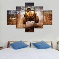 thumbnail image 4 of TISHIRON 5PCS Framed Sports Theme Canvas Wall Art Set,50"x24" Extreme Sports Motocross Mud Wall Canvas Art Decor, 4 of 7