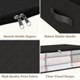 thumbnail image 2 of CHUANK 2pcs Under Bed Storage Bags  Clothes Storage And Organizer  Under Bed Storage Containers With Durable Handles  Large Capacity Storage Bins  Foldable Clothes Quilt Bedding And Toys, 2 of 6