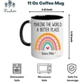 thumbnail image 3 of Vivulla68 Happy 60th Birthday Coffee Mug - Fabulous 60 Gifts for Women and Men, Funny Gag Present for Mom, Sister, Sixty Year Old Party Cup, Cool Drinking Mugs for Lady Turning 60 Year of Fabulous, 3 of 5