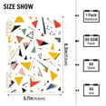 thumbnail image 2 of FORMRS 1-Subject Spiral Notebook 8" x 5" College Ruled 60 Refillable Sheet A5 Hard Cover, 2 Pack, White Triangles, 2 of 7