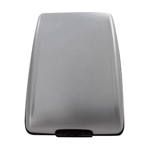 Sywqhk Aleación De Aluminio Rfid Bank Card Holder Hombres Mujeres Wallet Card Case (Plata) Sywqhk Para estrenar