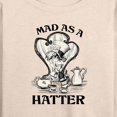 thumbnail image 3 of Alice In Wonderland - Mad Hatter - Women's Lightweight French Terry Long Sleeve Shirt, 3 of 5
