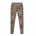 thumbnail image 4 of Trendfront Womens Leopard Print Leggings High Waisted Full Length Fitted Cheetah Print Pull On Casual Everyday Stretch Bottoms, 4 of 5