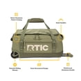 thumbnail image 4 of RTIC Road Trip Rolling Duffle Bag, Medium, Water-Resistant and Wheeled, Olive & Beach, 4 of 9