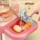 thumbnail image 4 of Kitchen Play Set With Accessories- Mini Kitchen Set With Realistic Light Sound - Indoor Games Kitchen Cooking Playset - Toys For Toddlers Children & GirlsTeissuly Clearance (Pink, ) Teissuly WER202308290829, 4 of 5