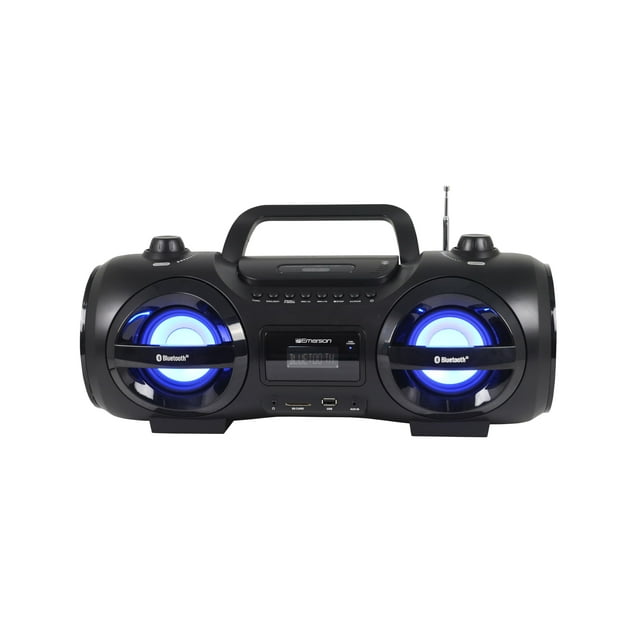 Reproductor de CD portátil Boombox Emerson EPB-3005, casete Bluetooth