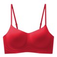 thumbnail image 4 of Womens Wireless Bras Adjustable Straps T Shirt Bra Bralettes Comfortable Breathable Everyday Bra, 4 of 7